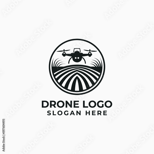 Drone Logo Vector