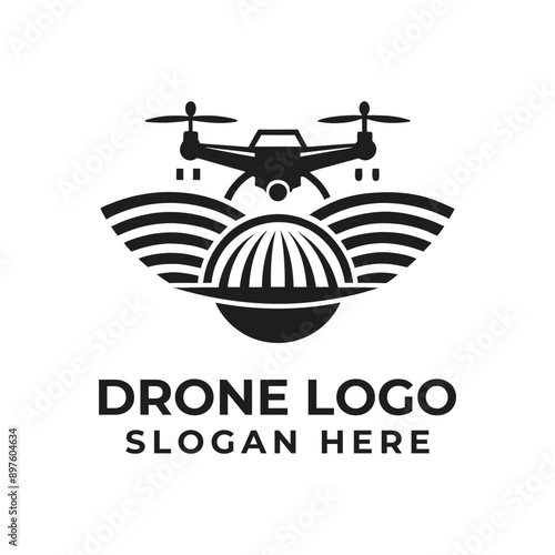 Drone Logo Vector