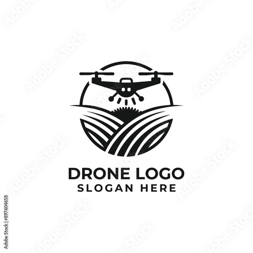 Drone Logo Vector