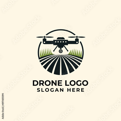 Drone Logo Vector