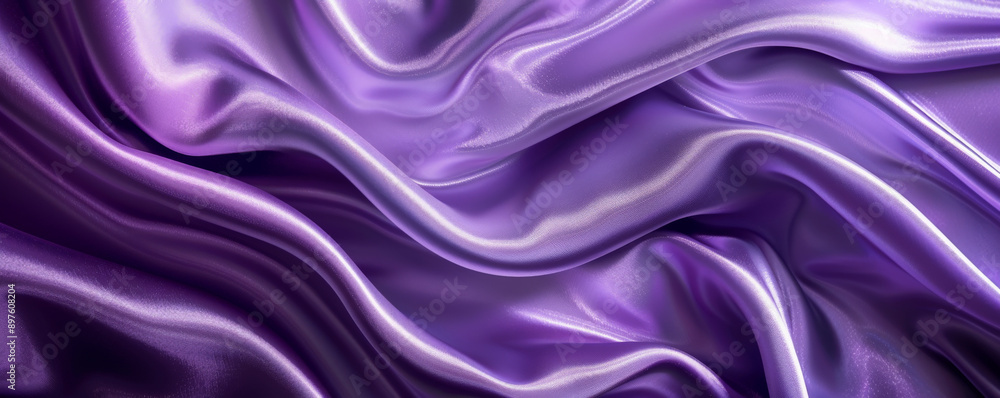 Obraz premium A rich violet background with a satin-like texture, creating a luxurious and elegant appearance.
