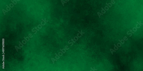 green grunge old watercolor texture with painted stripe of green color,dark green wall halloween background concept scary background,green splash design background with dark borders,
