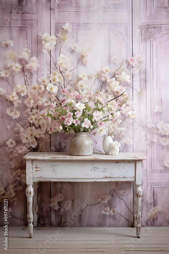 Radiant Watercolor Hibiscus Harmony Mystical Watercolor Dahlia Dreamscape