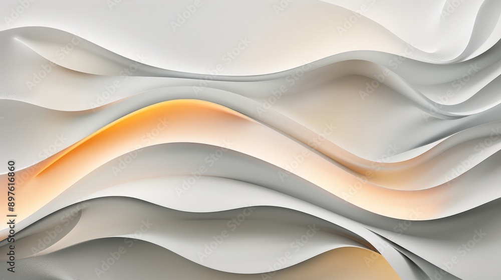 Elegant grey and orange waves add a stylish touch to this modern design, perfect for digital projects as wallpaper, banner, or website decoration Elegant grey and orange waves add a stylish touch to this modern design, perfect for digital projects as wallpaper, banner, or website decoration
