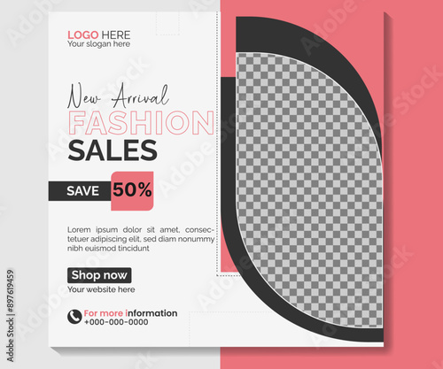 Premium fashion social media post for corporate business.