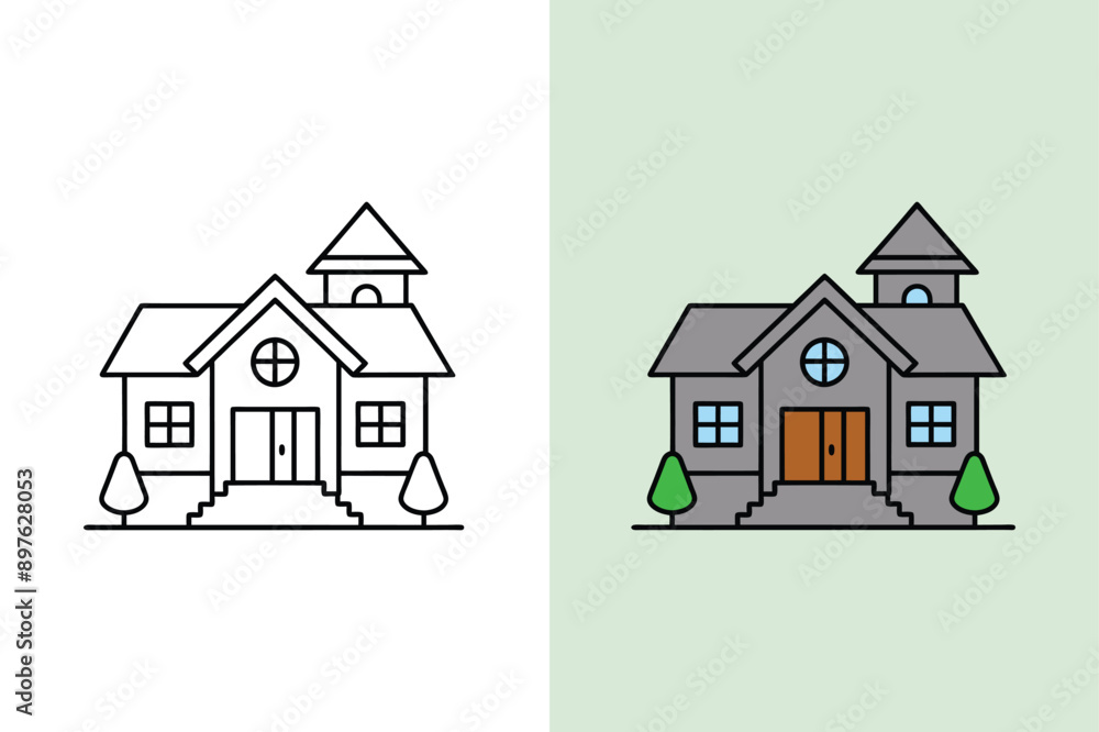 House vector icon art illustration House vector icon art illustration