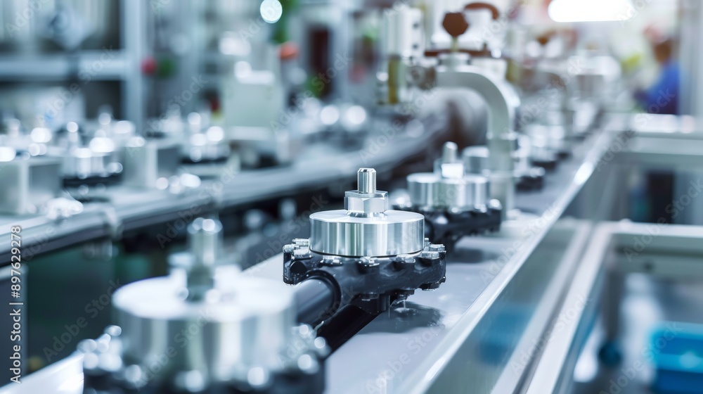 Complex industrial mechanism, abstract background Complex industrial mechanism, abstract background
