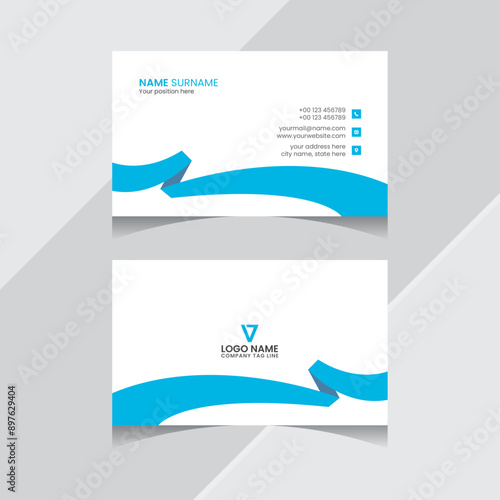 Professional | Modern | Creative | Double Sided | Corporate Business Card Design | Print Ready | Adobe illustrator Template