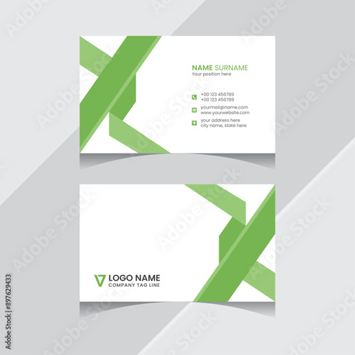 Professional | Modern | Creative | Double Sided | Corporate Business Card Design | Print Ready | Adobe illustrator Template
