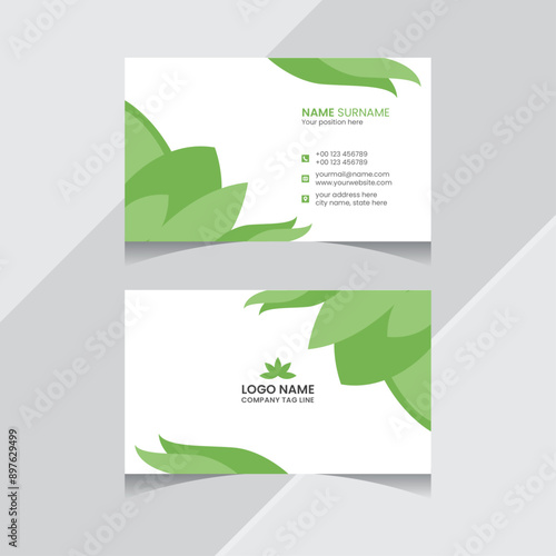 Professional | Modern | Creative | Double Sided | Corporate Business Card Design | Print Ready | Adobe illustrator Template