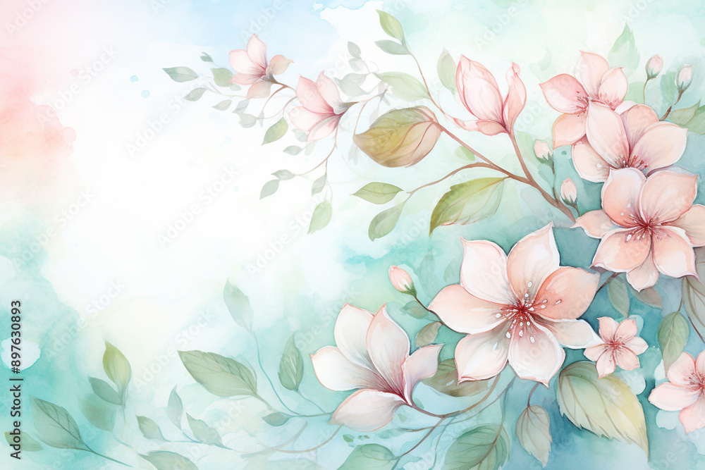 Whimsical Watercolor Pansy Portraits Botanical Watercolor Forget-Me-Not Bliss