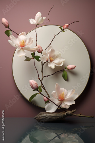 Festive Foliage: Watercolor Floral Seamless Wallpaper Watercolor Whispers: Floral Seamless Textures