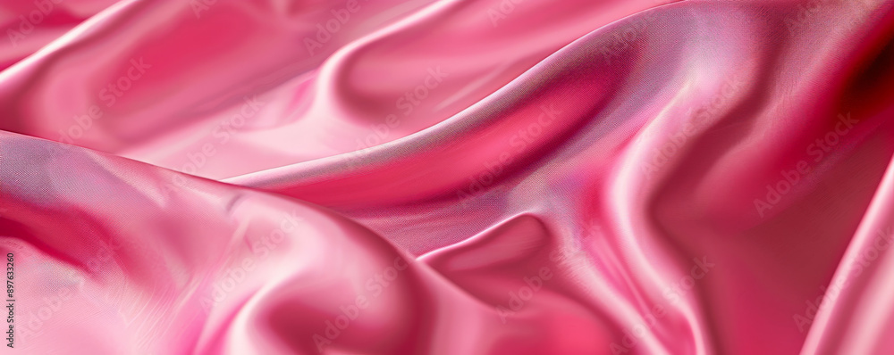 A bold pink background with a smooth gradient and a velvet-like texture, creating a sense of luxury and sophistication.