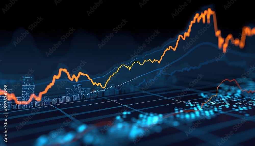 Simple stock chart with a smooth upward trend, indicating continuous stock price increase. Simple stock chart with a smooth upward trend, indicating continuous stock price increase.