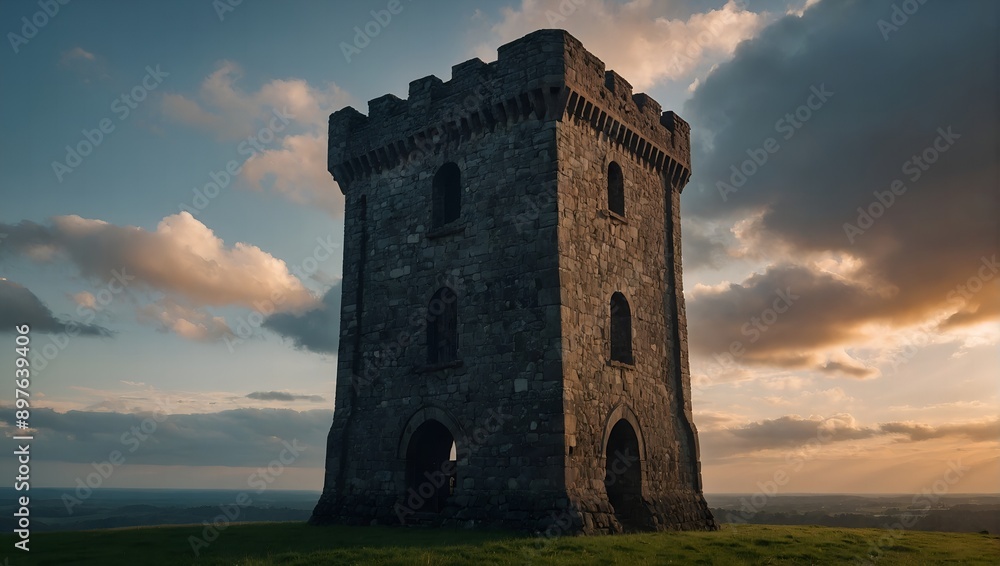 Archer tower acting as the sentinel of the kingdom's borders Archer tower acting as the sentinel of the kingdom's borders