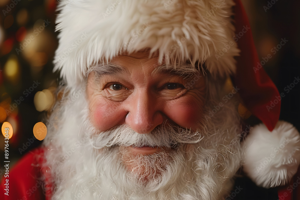 portrait of Santa Claus portrait of Santa Claus