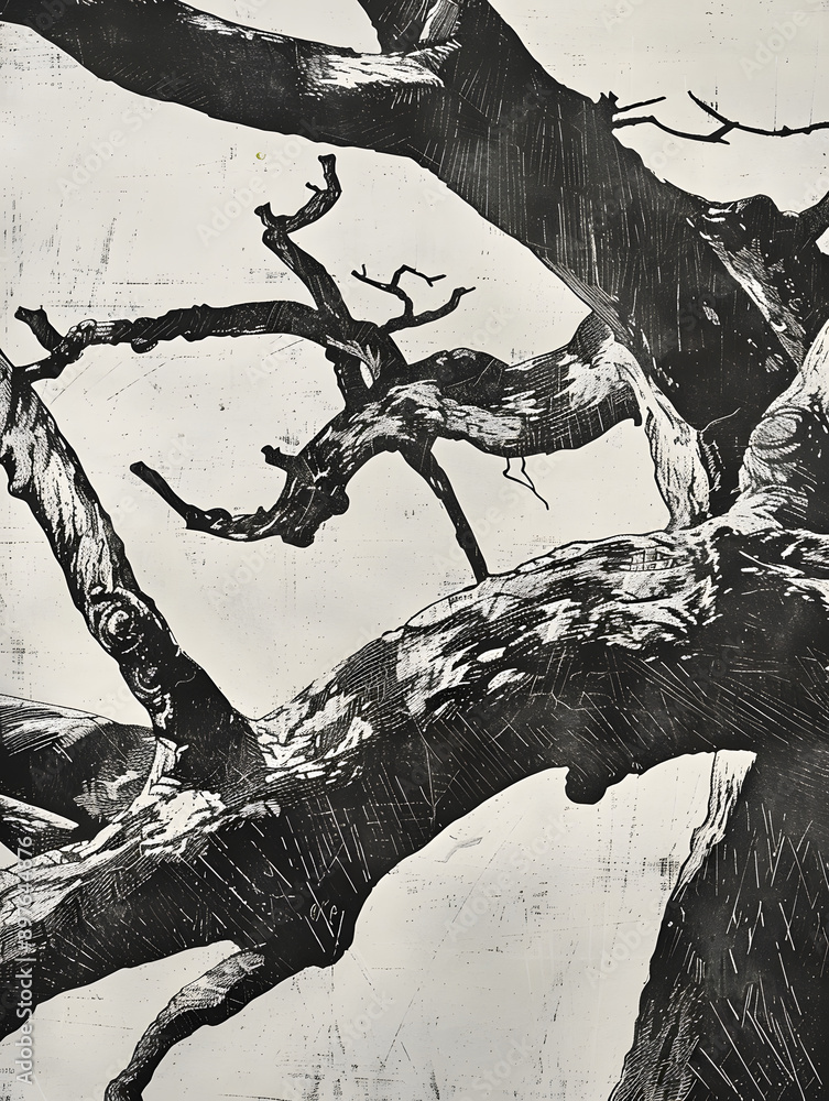 Fototapeta premium tree in the woods