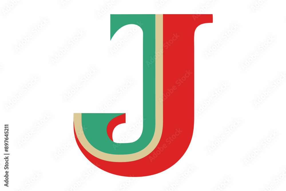 J vector illustration J vector illustration