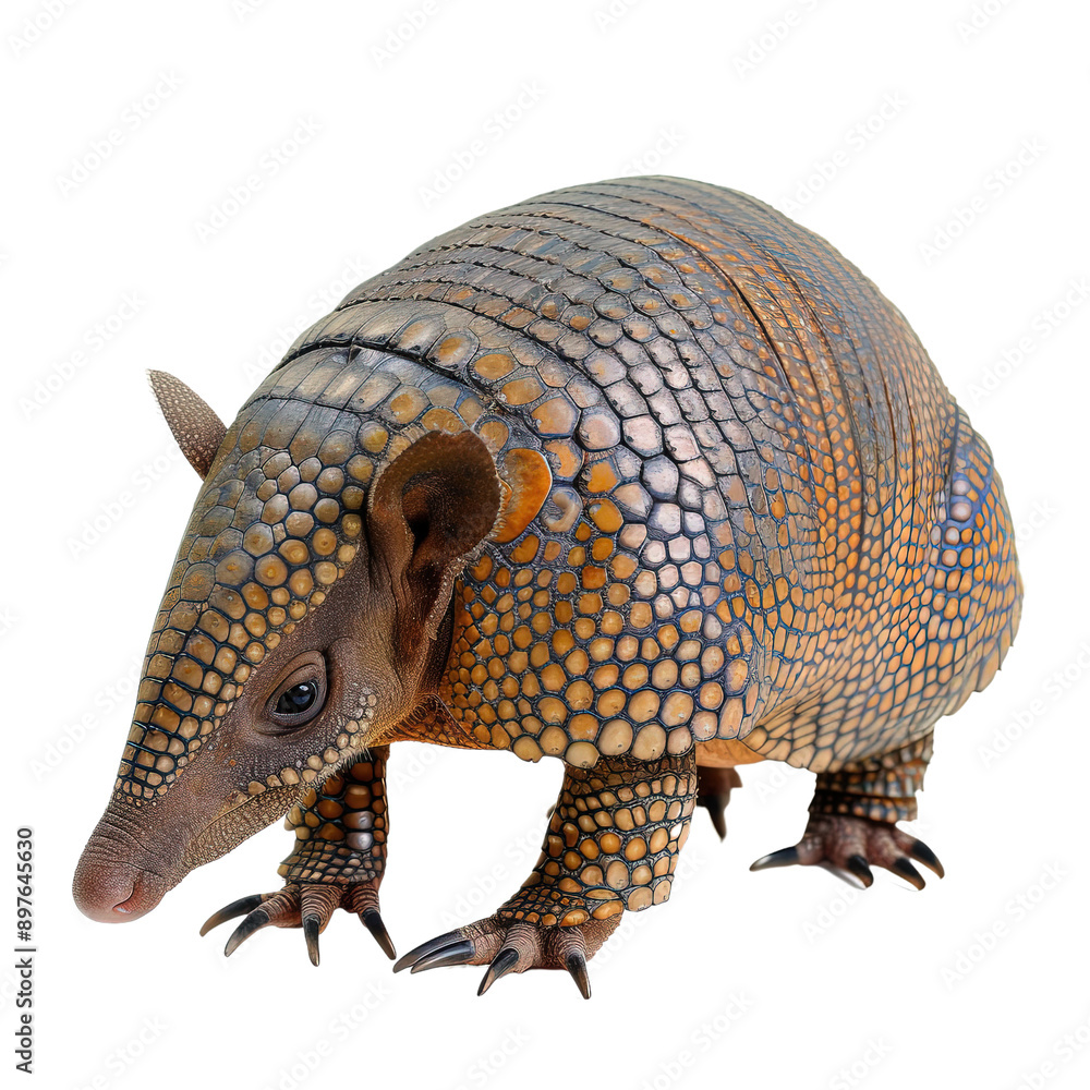 Armadillo standing on white background,png Armadillo standing on white background,png