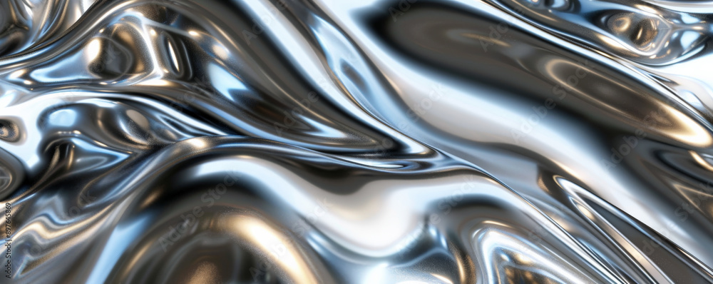 A bright titanium background with a high-gloss finish, reflecting light beautifully for a luxurious look. A bright titanium background with a high-gloss finish, reflecting light beautifully for a luxurious look.
