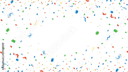Colorful Confetti Background Vector Free Downloads for Any Event
