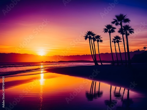 beautiful and eye catchy sunset  view 