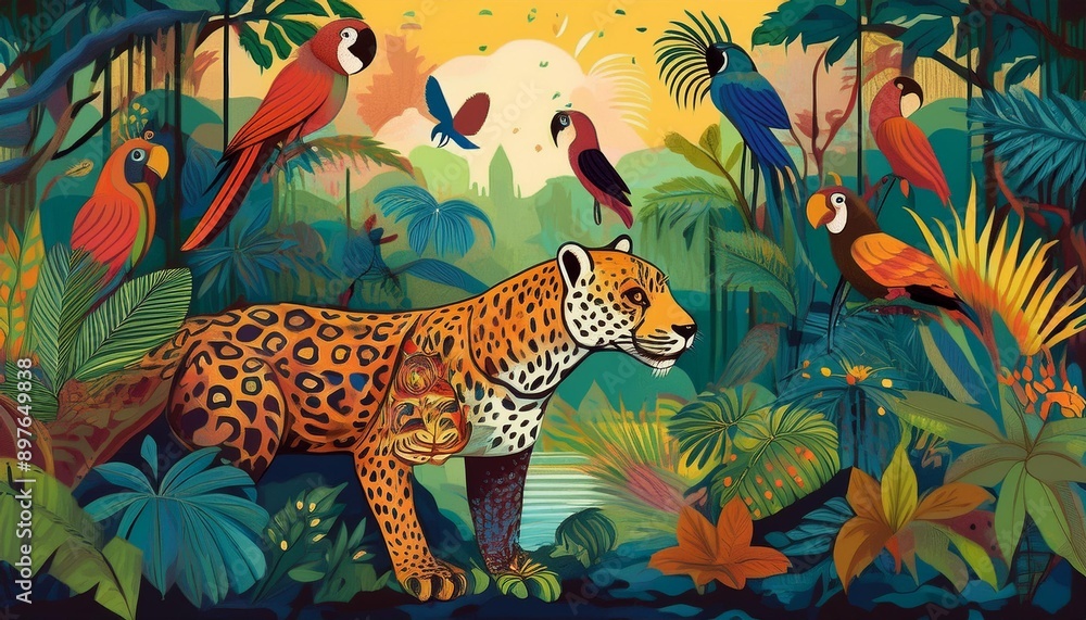 Amazon animals roaming the jungle Amazon animals roaming the jungle