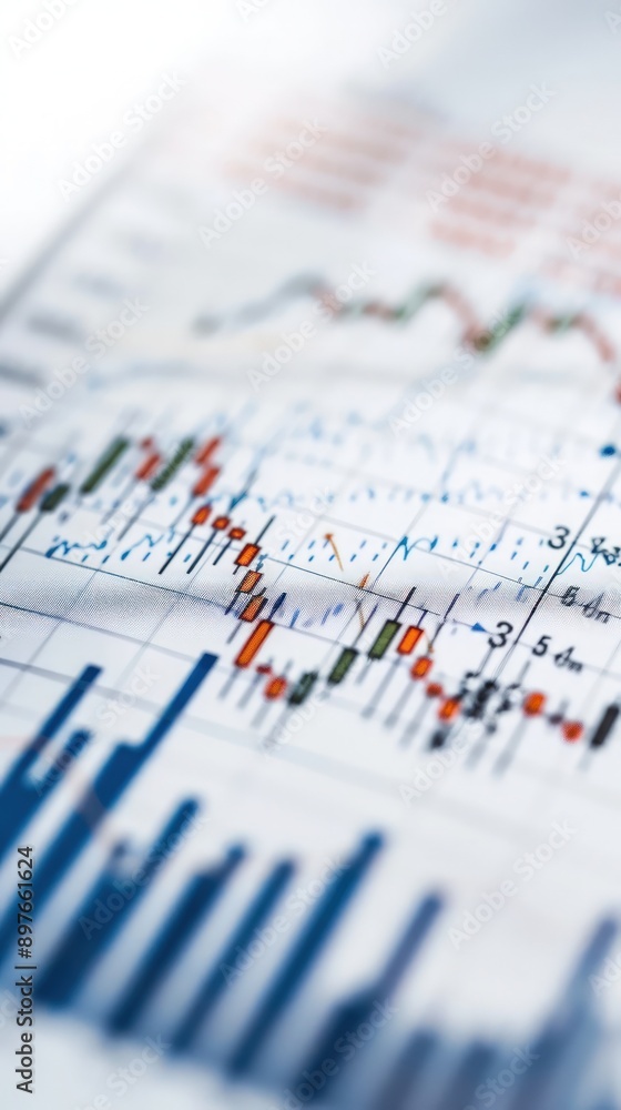 Minimalist financial chart showing a gentle upward slope in stock prices, on a clean white background. Minimalist financial chart showing a gentle upward slope in stock prices, on a clean white background.