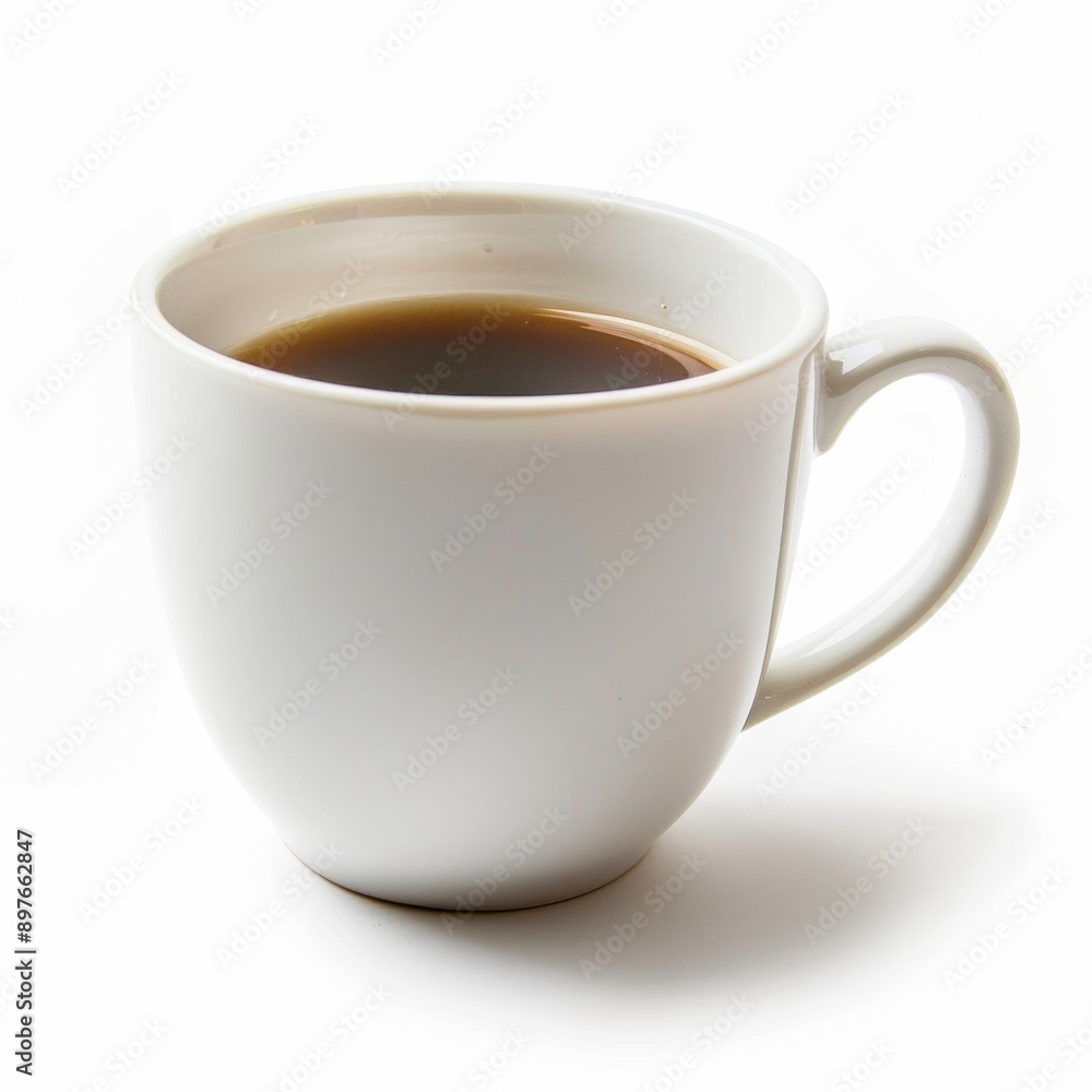 Obraz premium A coffe cup on a white background