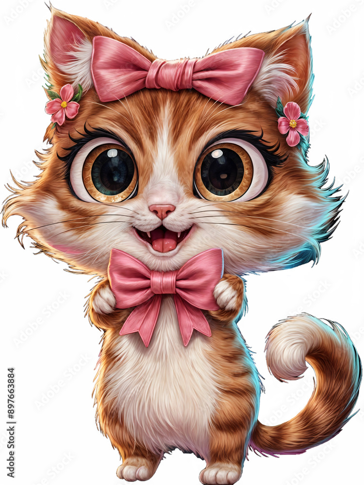 Obraz premium Cute cat