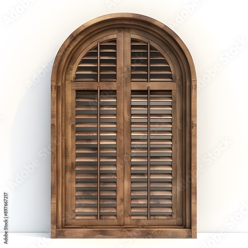 window with shutters