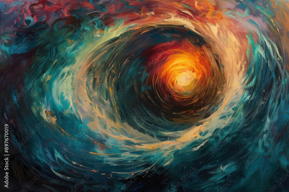 Cosmic Swirl of Artistic Colors Cosmic Swirl of Artistic Colors