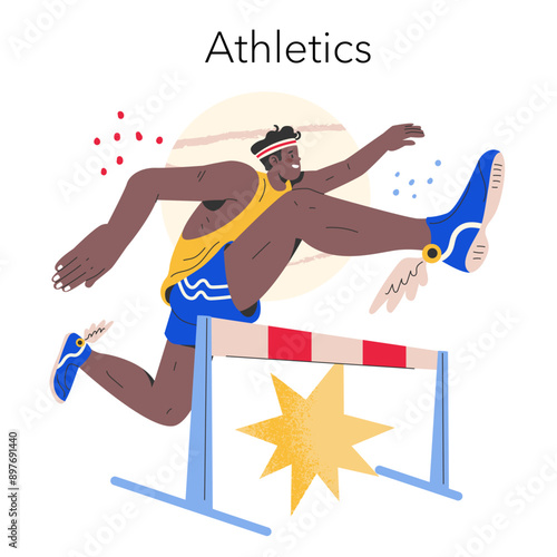 Olympic Games. Flat Vector Illustration