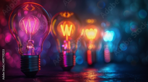 Group of Light Bulbs