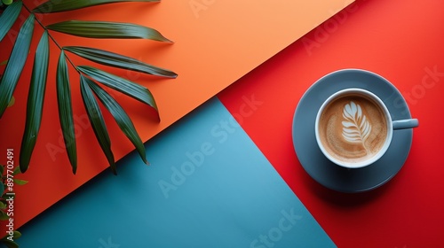 A Cup of Coffee on Table