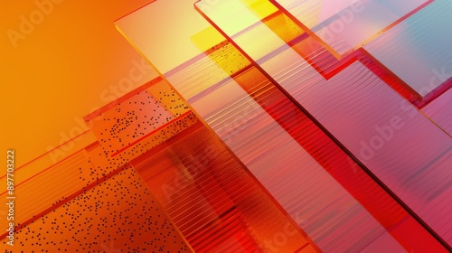 Vibrant Close Up of Multicolored Abstract Background