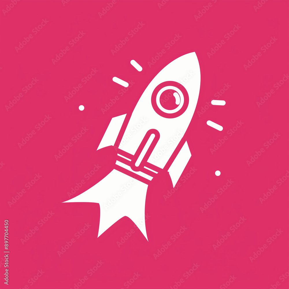 Measure the Cosmos: 2D Light Year Marker on a Striking Fuchsia Background Measure the Cosmos: 2D Light Year Marker on a Striking Fuchsia Background