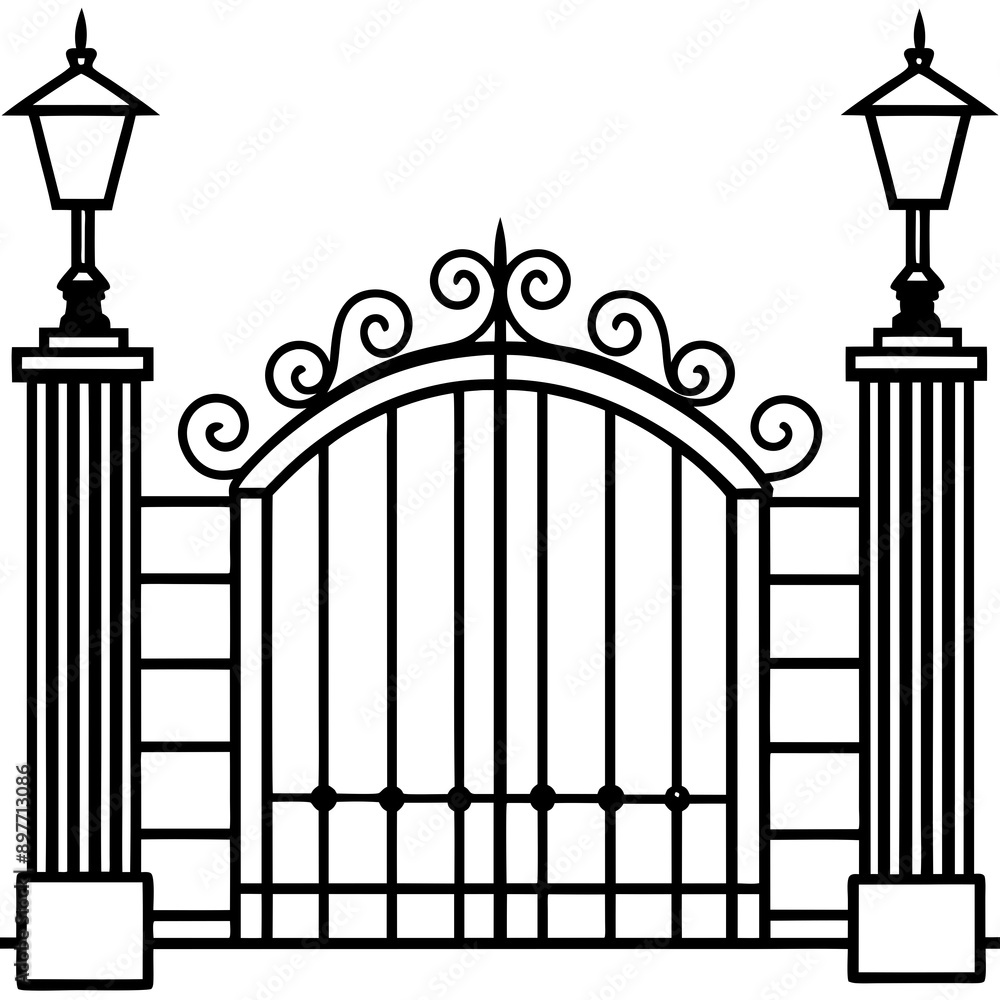 2D iron gate 2D iron gate