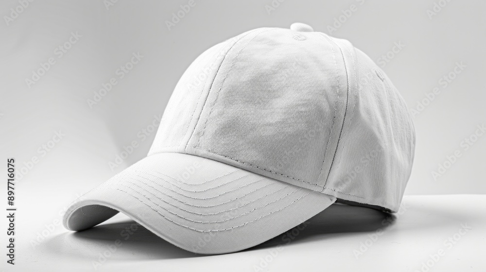 pristine white baseball cap, its visor curved and ready to shield from the sun. A blank canvas for bold designs and brand messages. pristine white baseball cap, its visor curved and ready to shield from the sun. A blank canvas for bold designs and brand messages.
