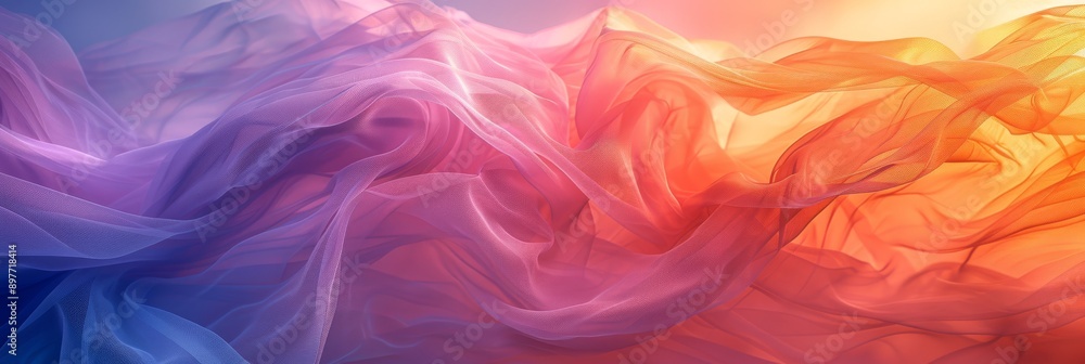The image shows colorful gradients blending with abstract shapes, forming a vibrant visual composition The image shows colorful gradients blending with abstract shapes, forming a vibrant visual composition