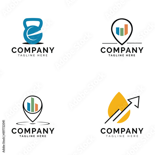 Collection of Modern Minimalist Business Logos
