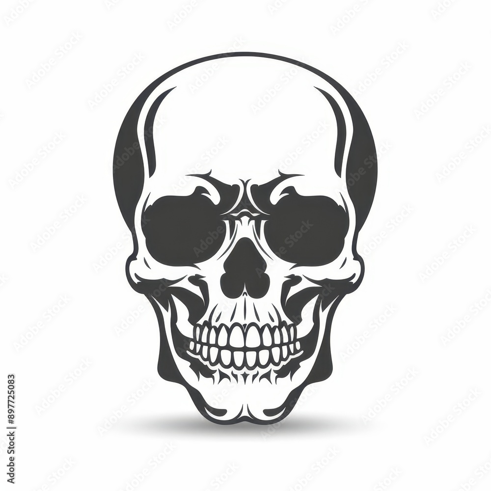 Frightening Skull Icon Frightening Skull Icon
