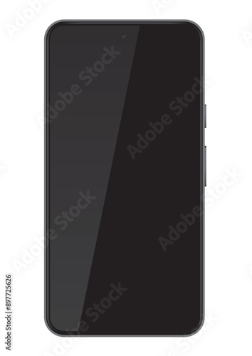 電源をオフにしたスマートフォン　6.1インチ