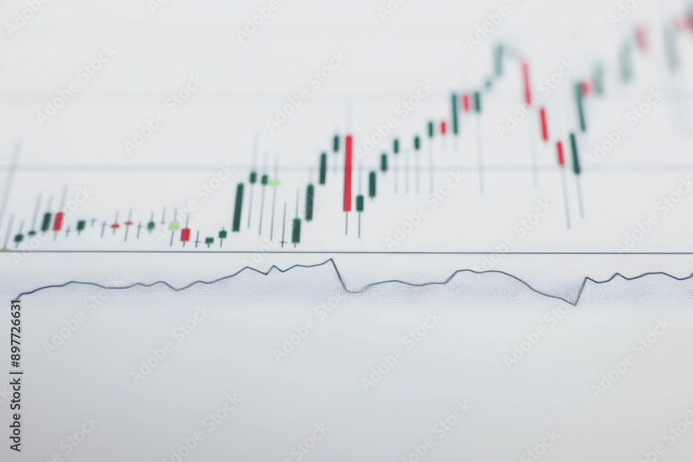 White background featuring a minimalist financial chart with a gentle upward rise in stock prices. White background featuring a minimalist financial chart with a gentle upward rise in stock prices.