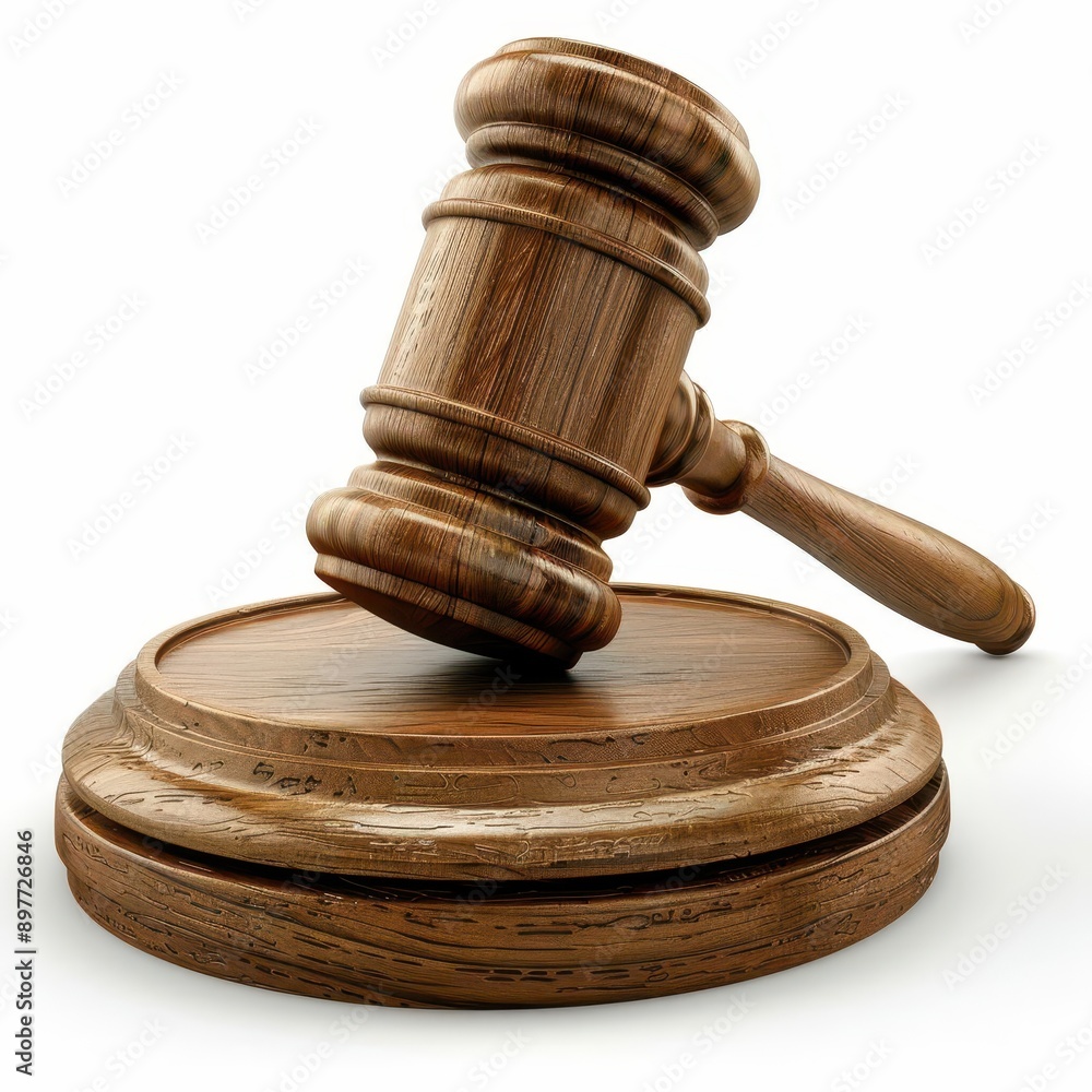 Gavel on Wooden Stand Gavel on Wooden Stand