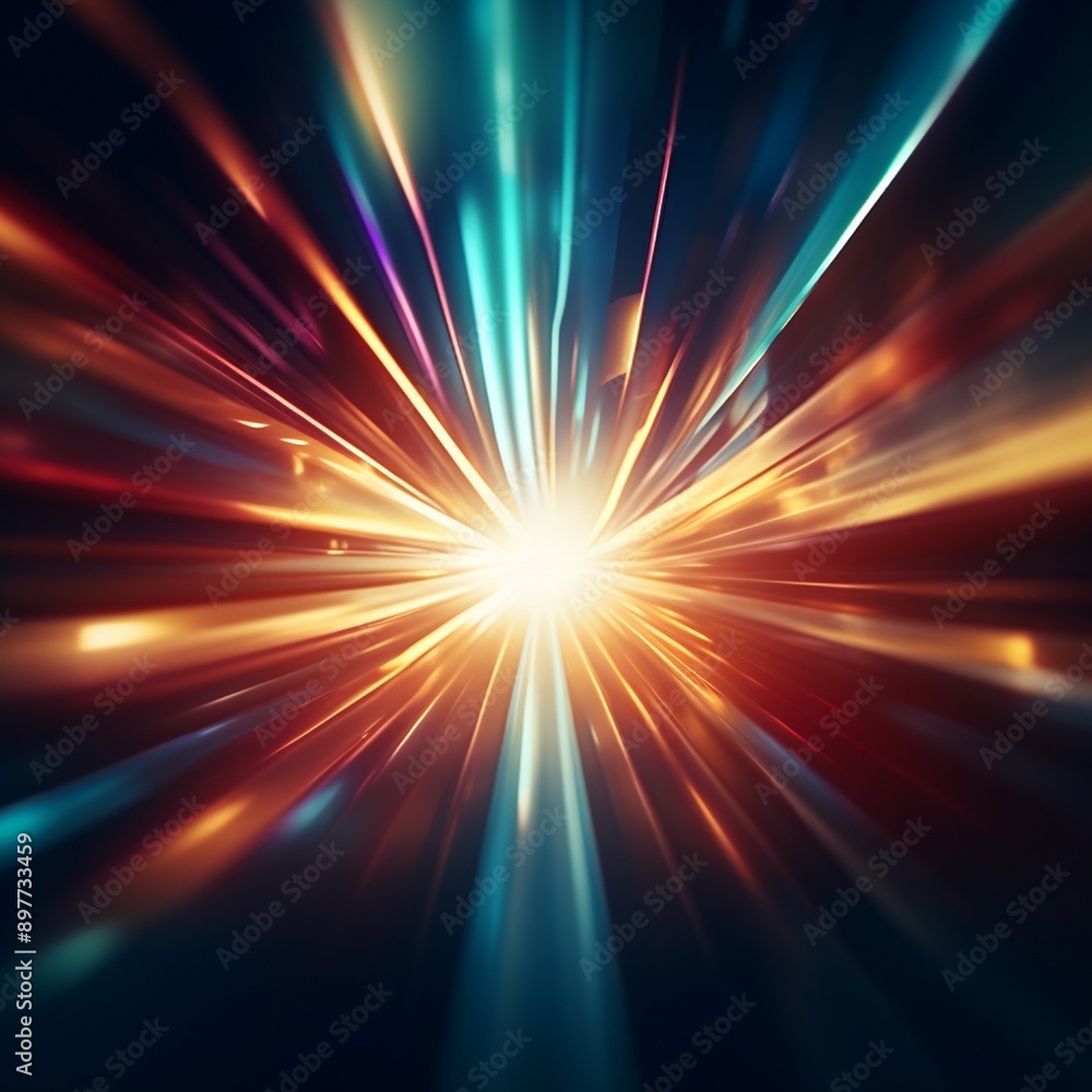 Fototapeta premium abstract background with rays