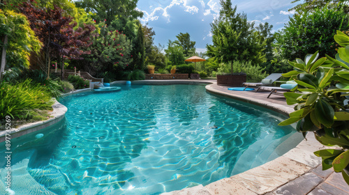 swimming pool in hotel