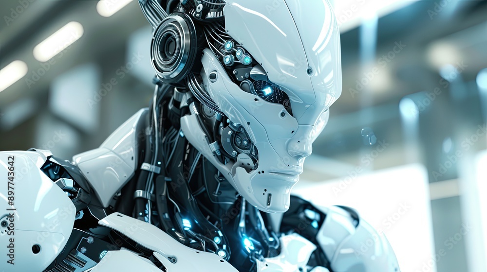 Fototapeta premium advanced robotics system automating tasks