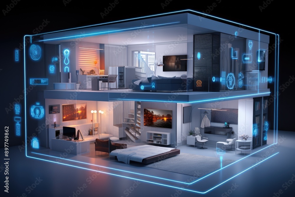 smart home system with voice-activated controls smart home system with voice-activated controls