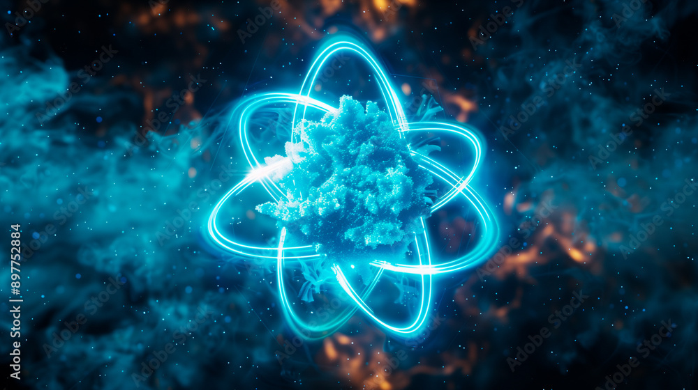 a hydrogen atom or molecule